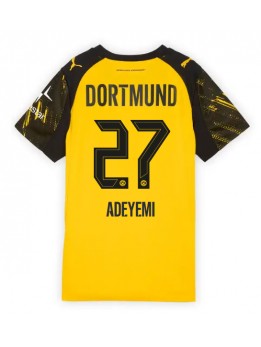Borussia Dortmund Karim Adeyemi #27 Heimtrikot für Frauen 2025-26 Kurzarm Borussia Dortmund Karim Adeyemi #27 Heimtrikot für Frauen 2025-26 Kurzarm